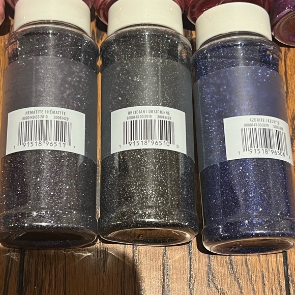 MARTHA STEWART SUPER FINE GLITTER BRAND NEW NEVER USED 17 BOTTLES - Picture 6 of 6
